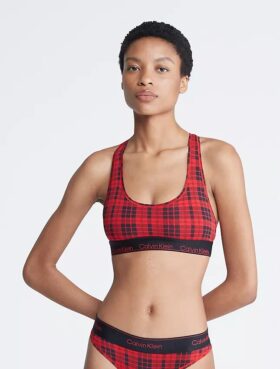Bralette Unlined Icon en coton et Modal pour les fêtes