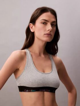 Bralette Unlined Icon en coton et Modal Pride