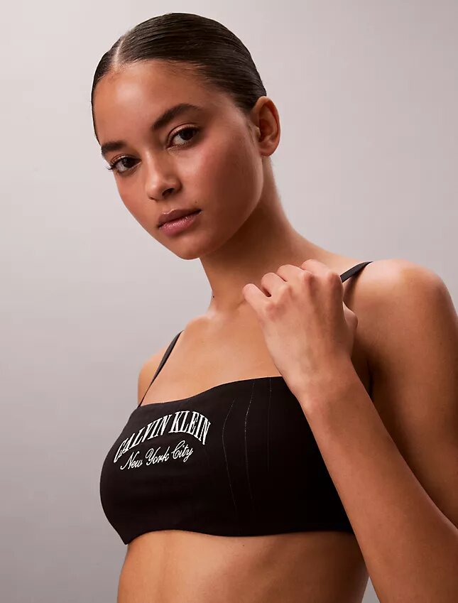 Brassière Bralette Heritage Classic en Cotton Stretch légèrement doublée Brassière Bralette Heritage Classic en Cotton Stretch légèrement doublée