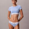 Brassière T-shirt Icon en coton et Modal, légèrement doublée en Bralette
