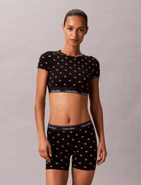 Brassière T-shirt Icon en coton et Modal, légèrement doublée en Bralette