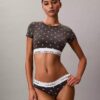 Brassière T-shirt Icon en coton et Modal, légèrement doublée en Bralette