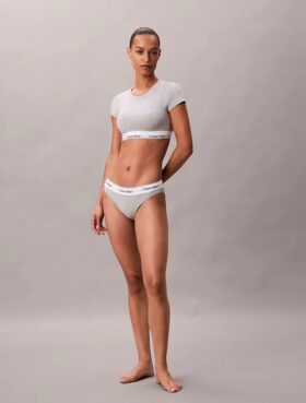 Brassière T-shirt Icon en coton et Modal, légèrement doublée en Bralette