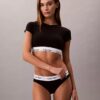 Brassière T-shirt Icon en coton et Modal, légèrement doublée en Bralette
