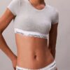 Brassière T-shirt Icon en coton et Modal, légèrement doublée en Bralette