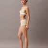 Brassière triangle unlined en coton Modal stretch côtelé