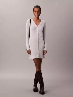 Cardigan en coton côtelé lisse