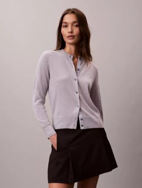 Cardigan en laine mérinos