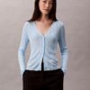 Cardigan en maille côtelée unie et multicolore Cardigan en maille côtelée unie et multicolore