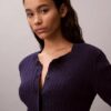 Cardigan en maille torsadée