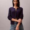 Cardigan en maille torsadée