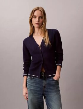 Cardigan en maille torsadée Monologo