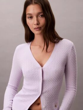 Cardigan en maille torsadée Monologo