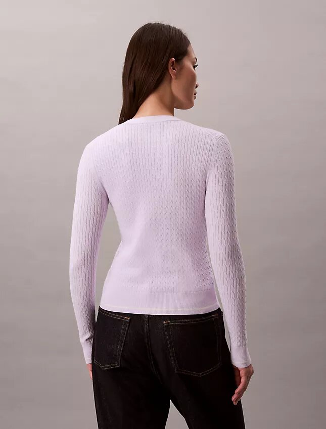 Cardigan en maille torsadée Monologo Cardigan en maille torsadée Monologo