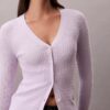 Cardigan en maille torsadée Monologo Cardigan en maille torsadée Monologo