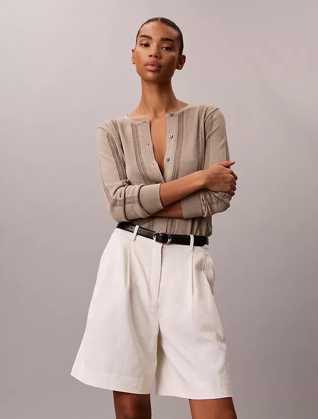 Cardigan en mélange de lin Cardigan en mélange de lin