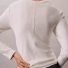 Cardigan slim à fines côtes tissées Monologo Cardigan slim à fines côtes tissées Monologo