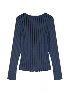 Cardigan slim à larges côtes pour filles
