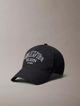 Casquette avec logo incurvé