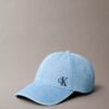 Casquette de baseball en Denim délavé avec logo brodé Casquette de baseball en Denim délavé avec logo brodé