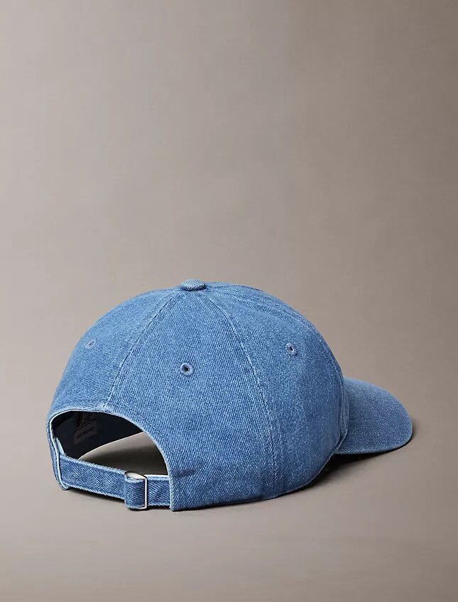 Casquette de baseball en Denim délavé avec logo brodé Casquette de baseball en Denim délavé avec logo brodé
