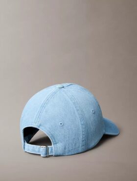 Casquette de baseball en Denim délavé avec logo brodé