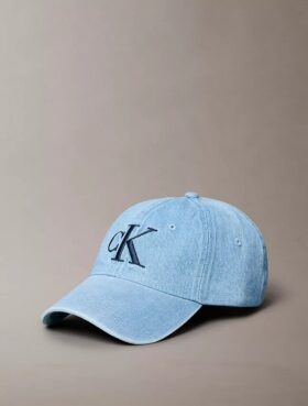 Casquette en denim avec Monogram