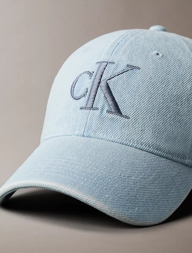 Casquette en denim avec Monogram Casquette en denim avec Monogram