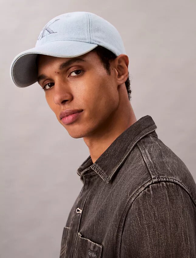 Casquette en denim avec Monogram Casquette en denim avec Monogram