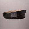 Ceinture avec plaque logo emblématique