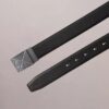 Ceinture avec plaque logo emblématique