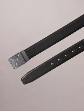 Ceinture avec plaque logo emblématique