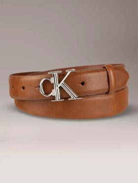 Ceinture avec plaque logo Monogram