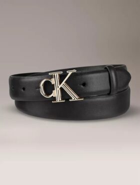 Ceinture avec plaque logo Monogram