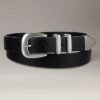 Ceinture à boucle carrée solide Ceinture à boucle carrée solide