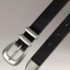 Ceinture à boucle carrée solide Ceinture à boucle carrée solide