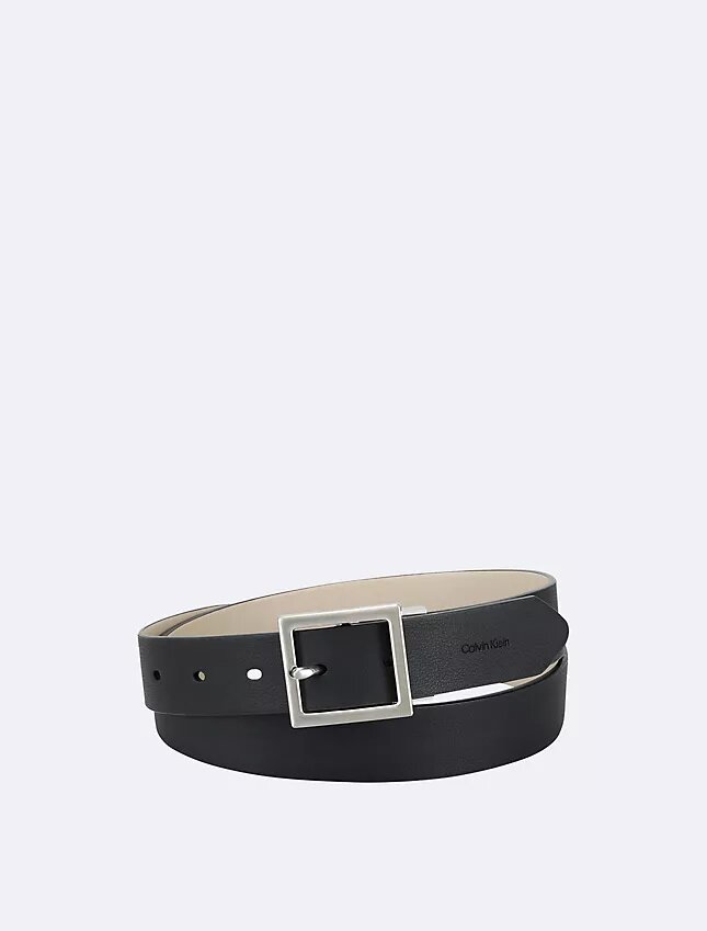 Ceinture à boucle centrale réversible Ceinture à boucle centrale réversible