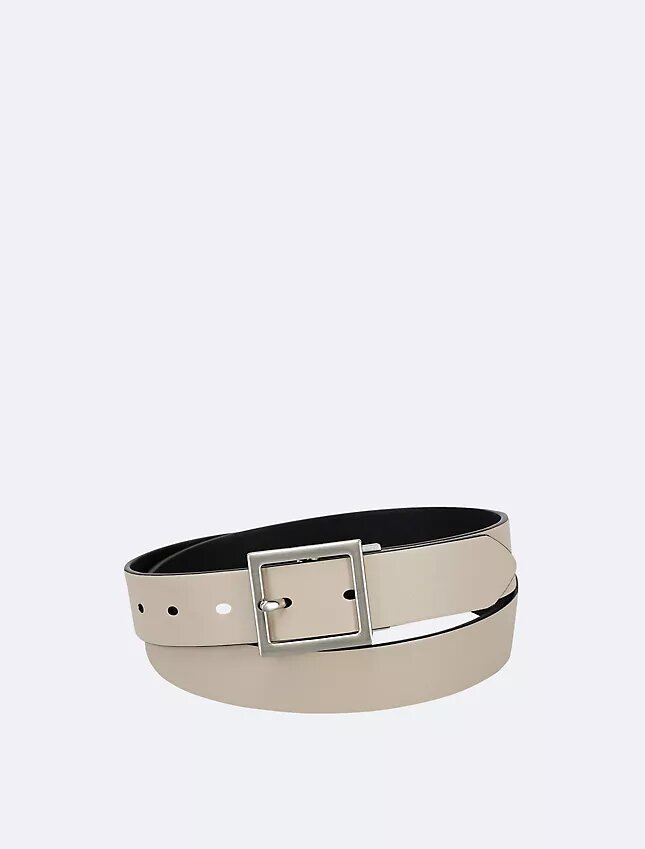 Ceinture à boucle centrale réversible Ceinture à boucle centrale réversible