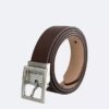 Ceinture à boucle centrale réversible Ceinture à boucle centrale réversible