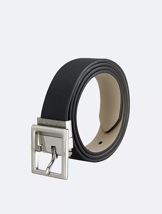 Ceinture à boucle centrale réversible Ceinture à boucle centrale réversible