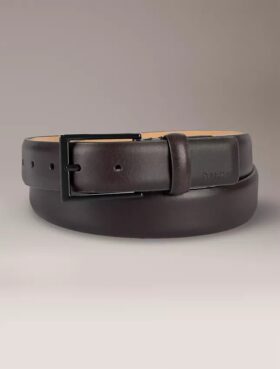 Ceinture à boucle de harnais avec logo en relief