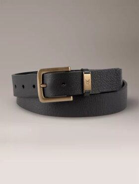 Ceinture à boucle de harnais en cuir
