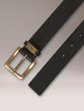 Ceinture à boucle de harnais en cuir