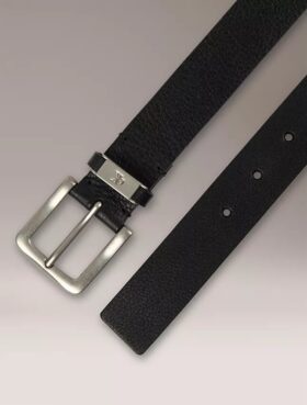 Ceinture à boucle de harnais en cuir