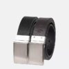 Ceinture à boucle réversible Saffiano Ceinture à boucle réversible Saffiano