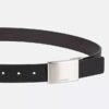 Ceinture à boucle réversible Saffiano Ceinture à boucle réversible Saffiano