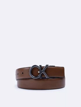 Ceinture habillée réversible avec plaque logo Ck