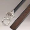 Ceinture habillée réversible avec plaque logo Ck