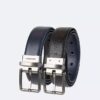 Ceinture habillée réversible en cuir Saffiano Ceinture habillée réversible en cuir Saffiano