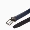 Ceinture habillée réversible en cuir Saffiano Ceinture habillée réversible en cuir Saffiano